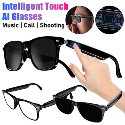 Smart Glasses AI Sprachassistent Kamera Brille Open Ear Sound Mikrofon & Lautsprecher Ou
