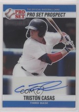 2021 Leaf Pro Set Metal 1990 Base Blue Rainbow 34/35 Triston Casas Auto uk2