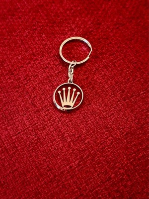 NEW Rolex Keyring Keychain with Green Watch Pouch Crown Symbol