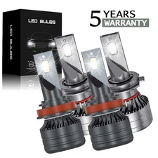 H11 9005 Led Bulbs Combo 10000Lm 80% Ultra Brightness 6500K White 5 Year Life A+