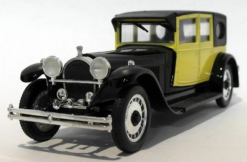 Rio Models 1/43 Scale Diecast 54 - 1927 Bugatti Royale 41 - Black Yellow - Image 2 of 3