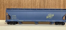 Accurail HO Scale 3 Bay Covered Hopper Chicago North Western CNW 172376