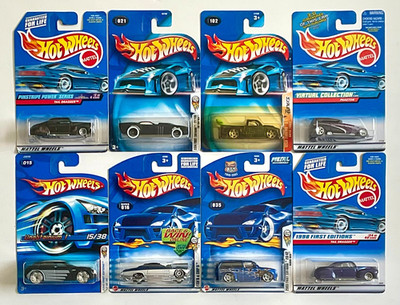 1997-2005 HOT WHEELS LOT OF 8 PHAETON/TAIL DRAGGER/THE GOV'NER/UNOBTAINIUM/ETC