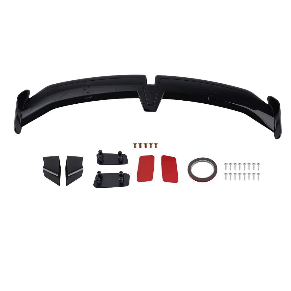 55" Black Rear Spoiler Sport Racing Wing PRO Style for Kia Optima 2001-2020 - Image 3 of 4