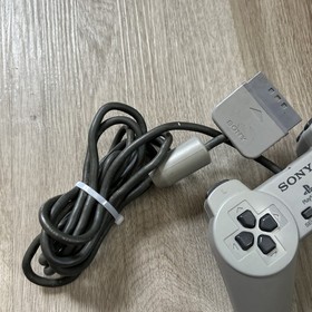 Sony PlayStation PS1 Official OEM Gray Controller SCPH-1080 PS One Tested Works