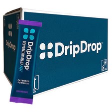 Dripdrop 61431 Electrolyte Powder, 16Oz, Grape, Pk 100