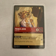 Prince John - Fraidy‐Cat - Reign of Jafar - 146/204 - regular- Lorcana