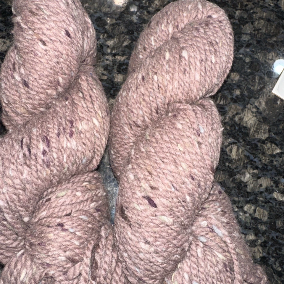 Rowan Chunky Tweed Yarn - 100 g 100 m 3 Skeins SH 960 Purple New - Image 2 of 4