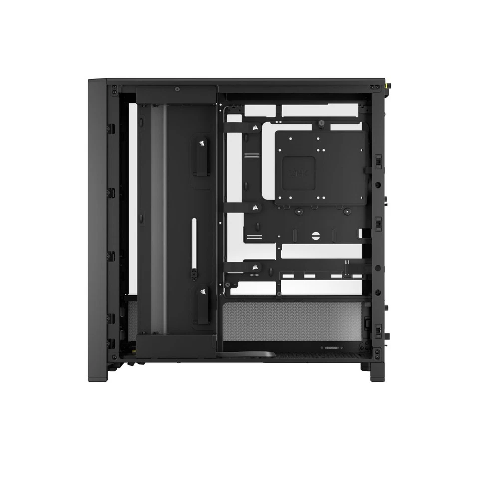 Corsair FRAME 4000D Tempered Glass Mid Tower PC Case Black - Image 4 of 4