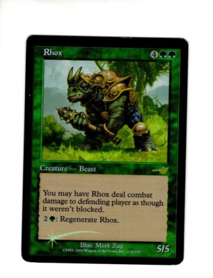 Rhox Nemesis FOIL MP heavy clouding MTG Magic