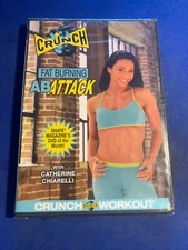Crunch Fat Burning Ab Attack (DVD) w/Catherine Chiarelli…..NEW & FACTORY SEALED!