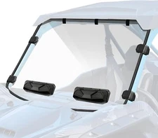 Full Windshield Scratch Resistant Window For Kawasaki Teryx KRX 1000 2020-2024