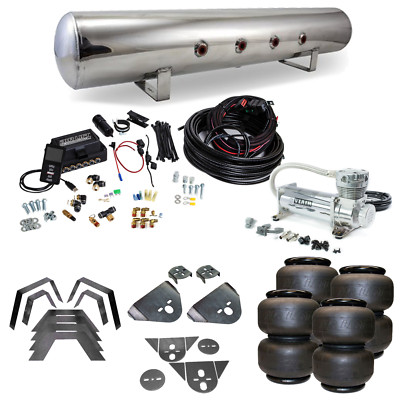 Stage 3 Airbag Kit Fits 80-86 Datsun & Nissan 720 Air Lift 3P 3/8'' Viair 480C
