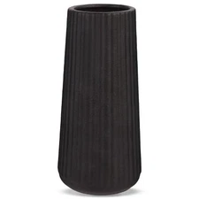 Black Ceramic Vase Flower Vase Ceramic Vase for Flowers Vase for Dining Room ...