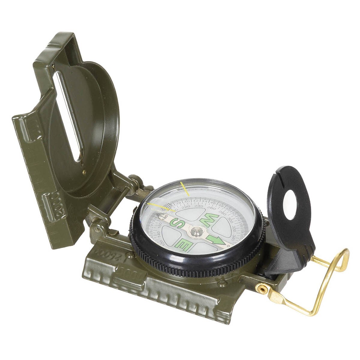 MFH Compass US Army Type Metal Body Green Map Reading Cadet Camp Army