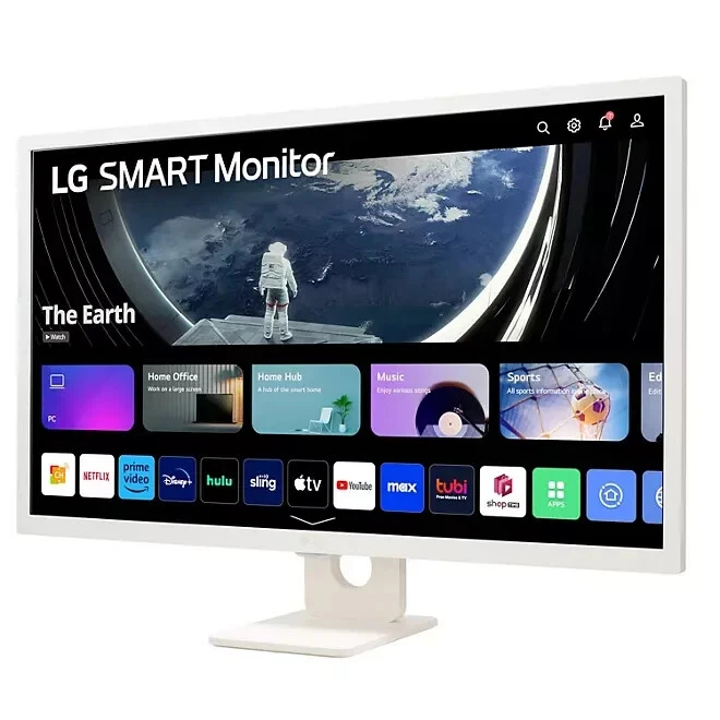 LG 32" MyView Smart Monitor Full HD (1920 x 1080) IPS Display  (32SR53FS-W)™ - Image 2 of 4