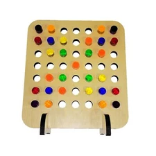 Rainbow Peg Board | Montessori Shape and Color for Kids | Wooden and Acrylic ...
