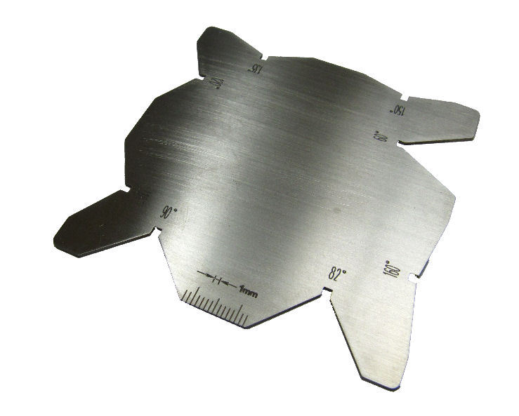 UNIVERSAL CUTTER POINT ANGLE GAUGE MEASURES 8 DIFFERENT ANGLES MEASURING TOOLS
