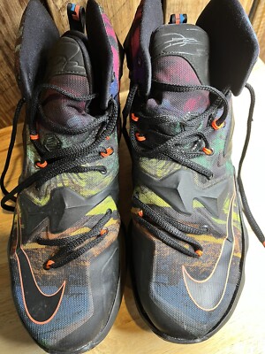 Nike LeBron 13 Akronite 2015 - Size 10 READ | eBay