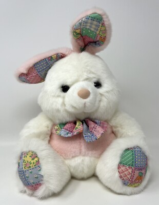 Chosun Patchwork Bunny Rabbit Plush Stuffed Animal Soft Toy Easter 10  Lovey