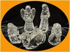 NACHTMANN Princess House Weihnachtskrippe Bleikristall Kristall Glas Figuren TOP