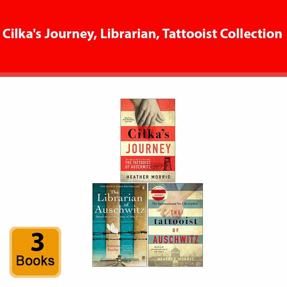 Cilka's Journey, Librarian, Tattooist of Auschwitz 3 Books Collection Set PB NEW