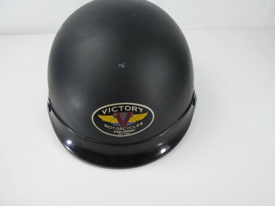 Casco de motocicleta Victory negro mate pudín talla XXL  Foto 3 de 4