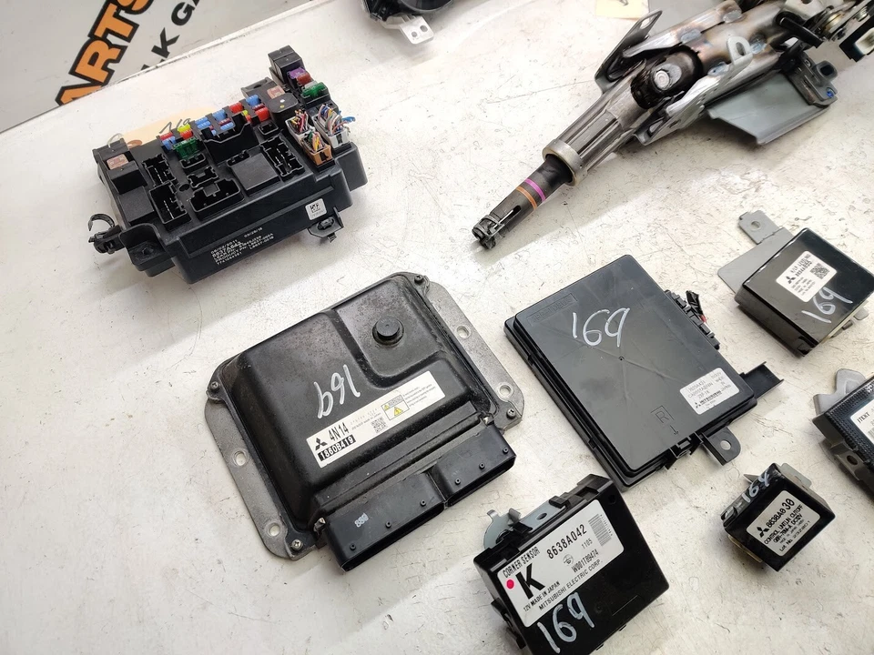 MITSUBISHI OUTLANDER 2.2 2011 KIT DE ENCENDIDO DIÉSEL JUEGO ECU 8637A643 1860B419 Foto 2 de 4