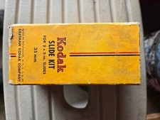 kodak Slide kit 35MM collector slides 2x2 Slides some blank some have pictures.