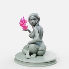 Briella by Female Miniatures D D DnD Pathfinder Print on Demand