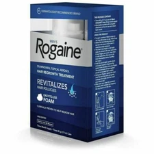 Men's ROGAINE 5% Minoxidil Unscented Foam Hair  exp 07/2026