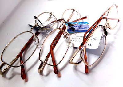 3 pair Men READING GLASSES Rctangle classic styles UV lens Power +1.0  reader