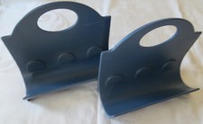 2 x Tupperware Gewürze Regal Ständer Wand Orient Express  NEU blaugrau