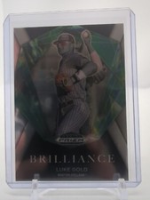 2022 Luke Gold Panini Prizm Draft Picks Baseball Brilliance Silver Prizm #BR-LG