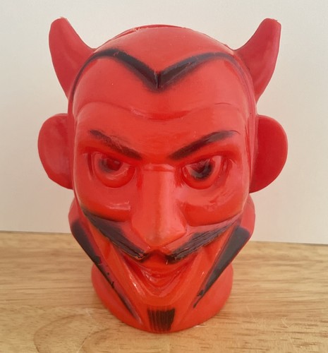1960s Vintage Halloween PEERLESS DEVIL Blow Mold RARE Replacement For Light Set