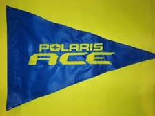 12"x 18" POLARIS ACE triangle UTV Safety Replacement Flag Made to fit all whips