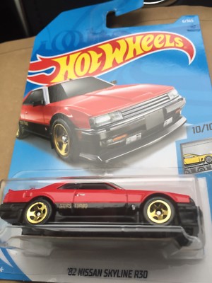 HOT WHEELS 2018 ~ '82 NISSAN SKYLINE R30 Red w/Gold Wheels | eBay