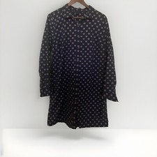 Tommy Hilfiger Large Womens Classic Button Down Dress Iconic Hilfiger Floral