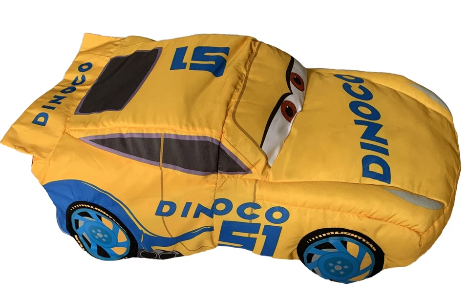 Disney Pixar Lightyear Rusteze 95, Dinoco 51 Peluche Coche Almohada Juguete Reversible XL Foto 2 de 4