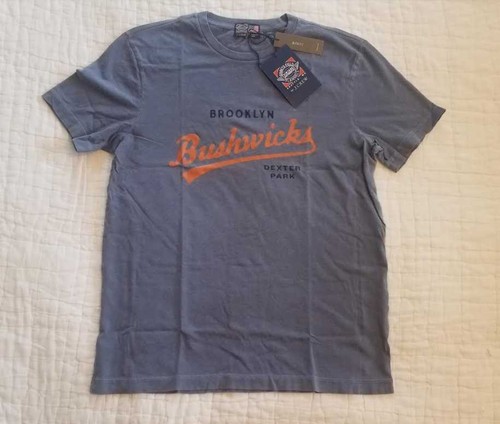 NEW MENS S L EBBETS FIELD FLANNELS FOR J CREW BROOKLYN BUSHWICKS T-SHIRT - USA - 第 1/3 張圖片