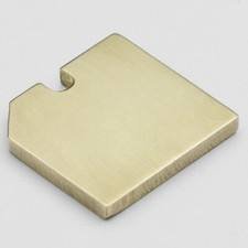 CAMERA FLASH SHOE MOUNT COVER DUST CAP POLISHED BRASS 4 LEICA M1 M2 M3 /LM-SH-B2