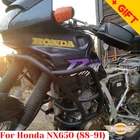 For Honda NX 650 Dominator Engine guard NX650 Crash bars (1988-1991), Bonus
