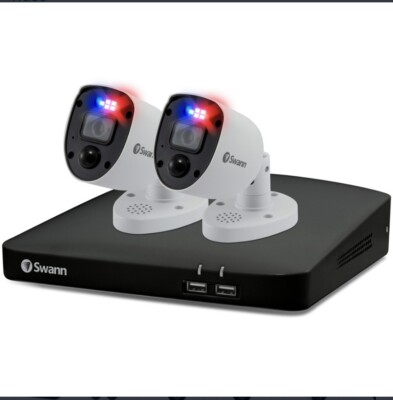 Swann Smart Security System 1080p CCTV System 1TB HDD DVR - 2x Pro Enforcer Kamera