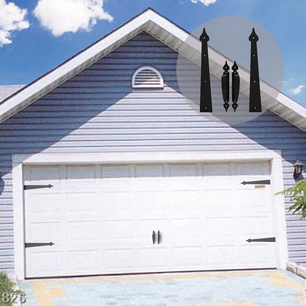 CCJH Decorative Garage Door Accents Handle Hinge Sliding Doors Hardware