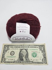 Knit Picks Palette Garnet Heather 231 Yards 50 Grams Yarn - Lot 2475