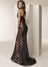 Jasz Couture 6300 Women's Dress Size 0 Black Prom Dress - New Tags Attached