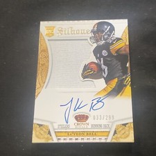 Le’veon Bell 2013 Crown Royale Silhouettes Patch auto Autograph #221 33/299