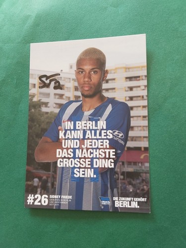 Enver Maric Autogrammkarte Hertha BSC Berlin 2003-04 Original + A