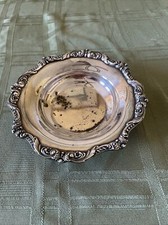 VINTAGE Old English by Poole #5004 Silverplate Ornate Bon Bon Dish