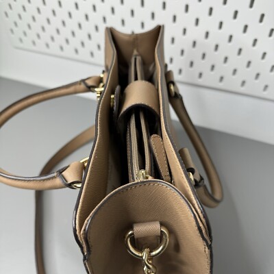 Michael Kors Women\'s  Brown Leather Belt -with Gold Studs -  Size M Michael Kors Belts & Braces - Women | FASHIOLA.com main image 2